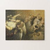 エンジェル・アンド・チェルーブ(詳細・オブ・アンニチエーション)ファインアート ジグソーパズル (横)