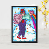 エンジェル・イン・ザ・クラウド カード (黄色い花)