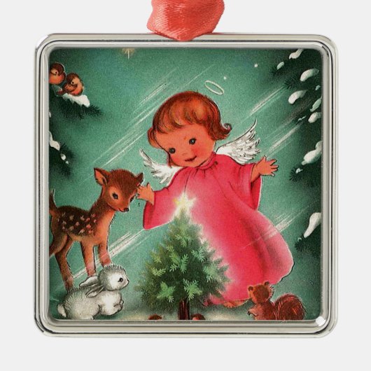 エンジェル・イン・フォレスト メタルオーナメント (正面)