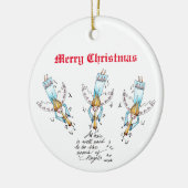 エンジェル・イン・ブルー遊ズ・ミュージック・フォー・オア・ワー・ソウルズ セラミックオーナメント (左)