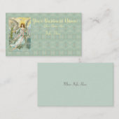 エンジェル・イン・ブルー・ビジネス・カード 名刺 (正面/裏面)