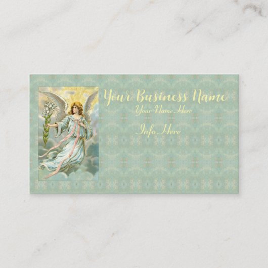 エンジェル・イン・ブルー・ビジネス・カード 名刺 (正面)