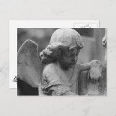 エンジェル・イン・墓地はがき ポストカード (正面/裏面)