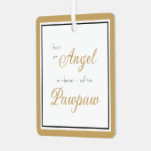 エンジェル・イン・天国ポーポー記念写真 メタルオーナメント (正面左)