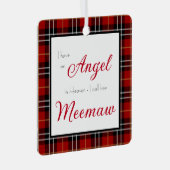 エンジェル・イン・天国・ミームー記念写真 メタルオーナメント (正面右)