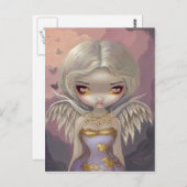 「エンジェル・イン・薄紫」はがき ポストカード (正面/裏面)
