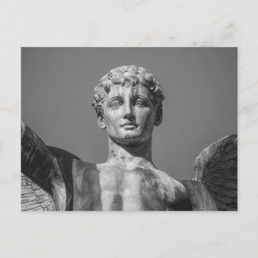 エンジェル、ウェールズ国民戦記念碑。カーディフ ポストカード (正面)