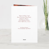 エンジェル・ウ・ハープ、指示とスピリット・グッドモーニング！ サンキューカード (裏面)