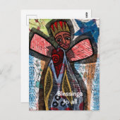 エンジェル・オブ・アフリカ ポストカード (正面/裏面)