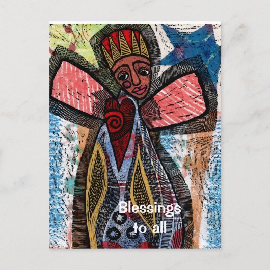エンジェル・オブ・アフリカ ポストカード (正面)