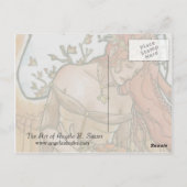 エンジェル・オブ・オータム葉書 ポストカード (裏面)