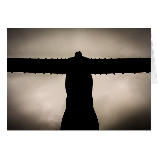 エンジェル・オブ・ザ・ノースのシルエット (正面横)