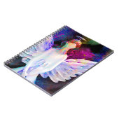 エンジェル・オブ・トランクイリティ水カラーカラフルノート ノートブック (左側)