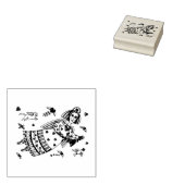 エンジェル・オブ・ハートとキッテンゴム印*カスタム ラバースタンプ (押印)