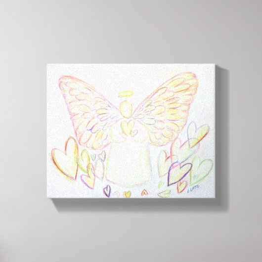 エンジェル・オブ・ハート絵画ズ・キャンバスプリント・アート キャンバスプリント (正面)