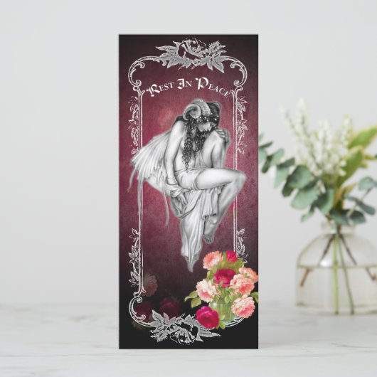 エンジェル・オブ・悔やみや弔慰 – カード、あいさつ文、はがき (スタンド正面)