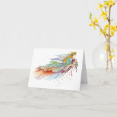 エンジェル・オブ・自然空白の – ノートカード (黄色い花)