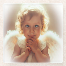 エンジェル ガラスコースター