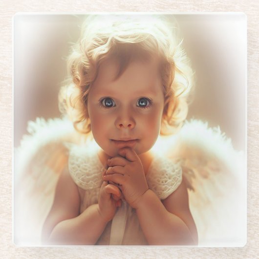 エンジェル ガラスコースター (正面)