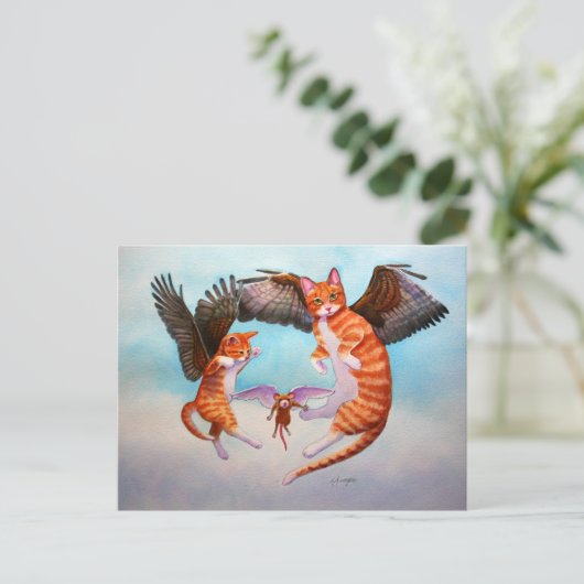 エンジェル・キャット・アンド・マウス・ゲーム ポストカード (スタンド正面)