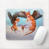 エンジェル・キャット・アンド・マウス・ゲーム マウスパッド (マウス)