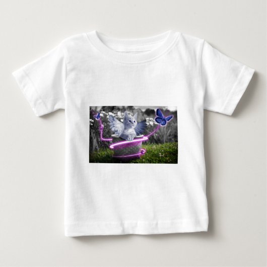 エンジェル・キャット ベビーTシャツ (正面)