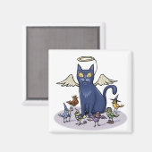 エンジェル・キャット マグネット (正面/裏面)