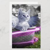 エンジェル・キャット 便箋 (正面/裏面)