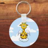 エンジェル・キリン・イン・クラウド キーホルダー (正面)