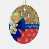 エンジェル・クリスマスサークルオーナメント セラミックオーナメント (右)