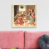 エンジェル・ゲイブリエルとメアリー キャンバスプリント (インサイチュ (リビング))