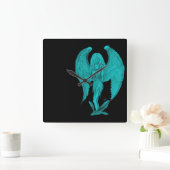 エンジェル スクエア壁時計 (ホーム)