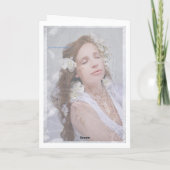 エンジェル「セレニティ」クリスマスグリーティングカード シーズンカード (裏面)