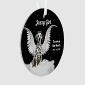 エンジェル・ダルマティアンペット記念撮影 オーナメント (正面)