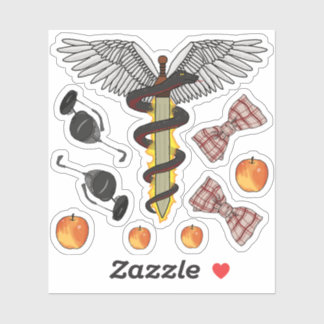 エンジェル/デーモンステッカー シール