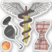 エンジェル/デーモンステッカー シール (正面)