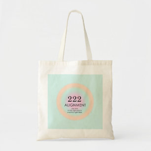 エンジェル・ナンバーズNumerology 222アライメント動機 トートバッグ