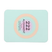 エンジェル・ナンバーズNumerology 222アライメント動機 マグネット (横)