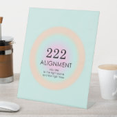 エンジェル・ナンバーズNumerology 222アライメント動機 台座サイン (インサイチュ)