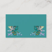 エンジェル&ピーコックヴィンテージイラストレーション 名刺 (裏面)