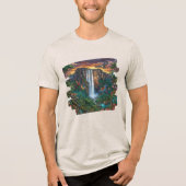 エンジェル・フォールズ 世界一の滝の驚異 トライブレンドTシャツ (正面)