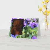 エンジェル フレンド 空白カード カード (黄色い花)