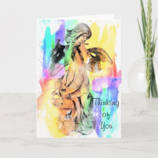 エンジェル·フ考えるルート·オブ·ユー サンキューカード