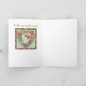 エンジェル&ブーケで心から感謝 招待状 (内部)