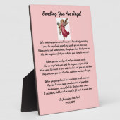 エンジェル・プラークを送る フォトプラーク (側面)