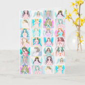 エンジェル・プレイヤーズ・グリーティングカード/メモカード カード (黄色い花)