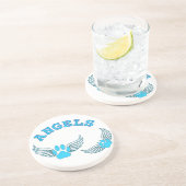 エンジェル・ペット・ポーズ・イン・ブルー コースター (側面)