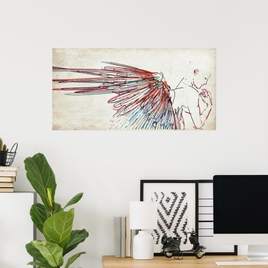 エンジェル ポスター (ホームオフィス)