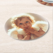 エンジェル ラウンドペーパーコースター (アングル)