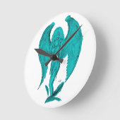 エンジェル ラウンド壁時計 (傾斜)